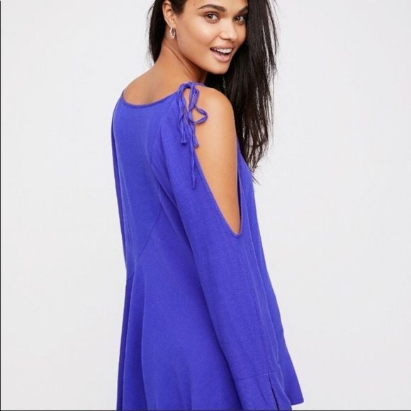 NWT Free People Clear Skies cold shoulder - s - Picture 2 of 8